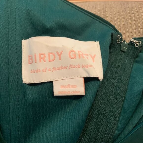 Birdy Grey Emerald Green Tulle Bridesmaid Dress - Picture 3 of 4